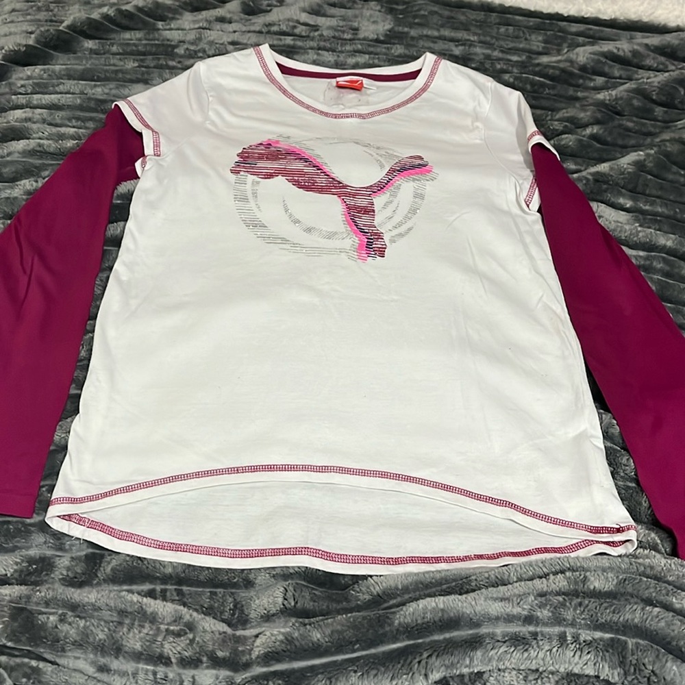 Girls Puma long sleeve shirt